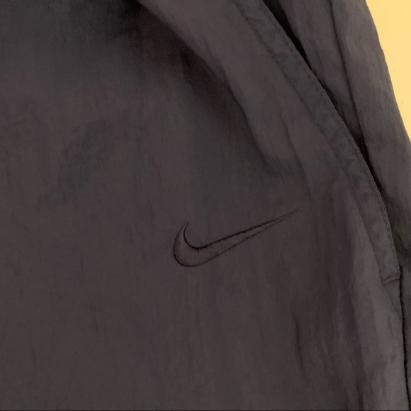 Nike Navy Nylon Elastic Waist Windbreaker Pants - Picture 12 of 14